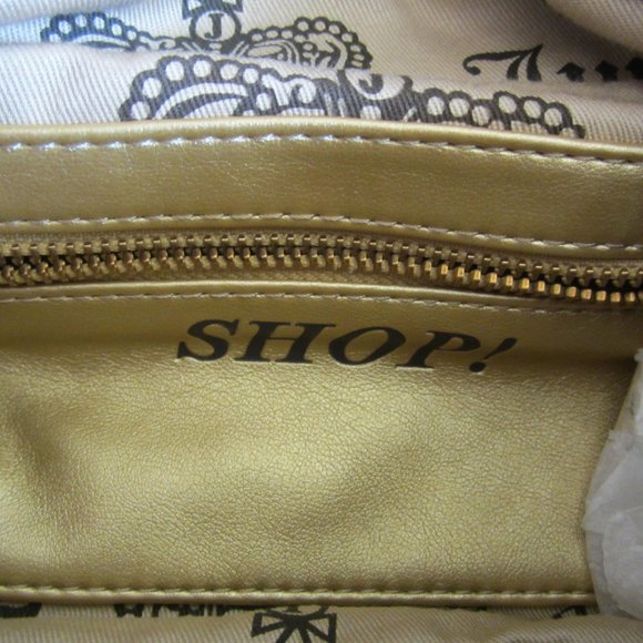 Juicy Couture Crown Brown Velvet Shoulder Hobo Bag - Picture 11 of 12